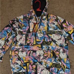 NWT “Fresh Prints of Tokyo” Samurai Graphic Unisex Pullover Hoodie – size XL